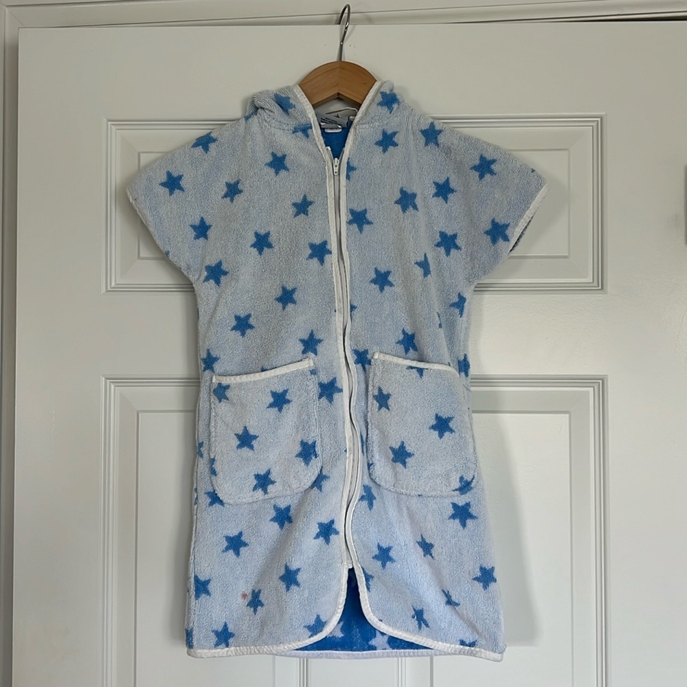 Weezie Kids’ French Blue Stars towel coverup